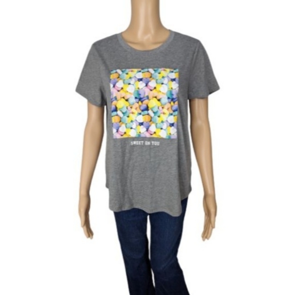 Old Navy Sweet on You Everywear Valentine's Day Graphic T-Shirt M